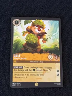 Disney Lorcana Dale Ready For His Shot Wilds Unknown Legendary 22/204 Non Foil - Image 1