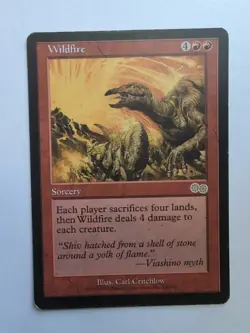 MTG Wildfire (USG) Urza's Saga Regular Rare 228/350 - Image 1