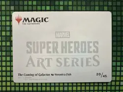MTG The Coming of Galactus #20/45 Art Card Art Series: Marvel Super Heroes - Image 3