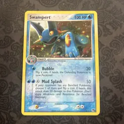 Swampert - 5/17 - Pokemon Pop Series 1 Holo Card - Image 1