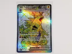 ¤ Tyranitar ex 211/197 ¤ Holo Obsidian Flames Full Art Pokemon Trading Card - Image 1