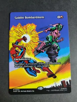 Goblin Bombardment (Borderless) Mythic MTG Spider-Man Eternal - Image 1