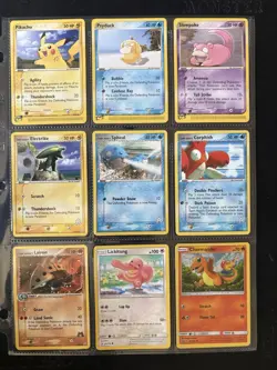 Pokemon Team Aqua 2018 9 Card Lot Pikachu Psyduck Slowpoke Electrike Charmander - Image 1