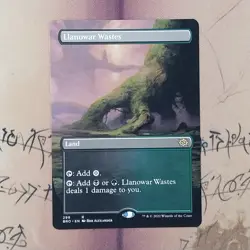 Llanowar Wastes 299 BRO Borderless Regular Rare NM MTG Card English - Image 1