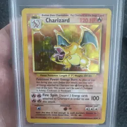 Charizard Base Set "4th Print" 1999-2000 Pokemon Card Holo #4 PSA 5 Mislabel - Image 5