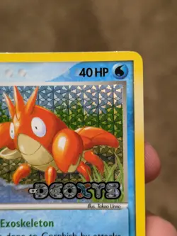 2005 Pokemon CORPHISH Ex Deoxys REVERSE HOLO STAMPED Set Series Card 57/107 LP - Image 5