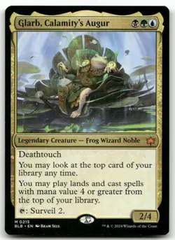 Glarb, Calamity's Augur #215 (NM) Bloomburrow BLB Magic MTG - Image 1
