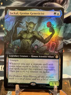 MTG | Jackal, Genius Geneticist (Extended Art) [Spider-Man] ✨FOIL✨ - Image 1