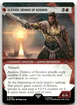 Alexios, Deimos of Kosmos (Showcase) #134 (Foil) NM Assassin's Creed Magic MTG - Image 1