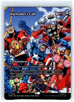 Warleader's Call (Borderless) 96 Marvel Universe Eternal-Legal MTG NM - Image 1
