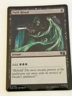 Dark Ritual Marvel Super Heroes Commander Foil 793 - Image 1