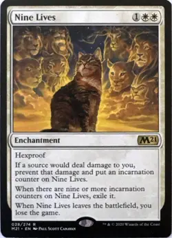 [B4G1] Nine Lives (#28) - Core Set 2021 - MTG - NM - Image 1