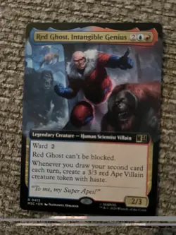 Red Ghost, Intangible Genius Extended Art Marvel Super Heroes Mtg Nm 0413 - Image 1