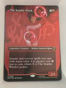 The Scarlet Witch (Borderless) FOIL - R MSH Marvel Super Heroes 368 NM - Image 1