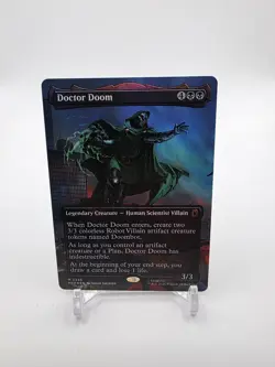 Marvel Super Heroes #336 Doctor Doom Borderless Foil - Image 1