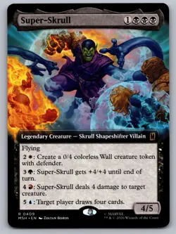 Super-Skrull (Extended Art) 409 Rare Marvel Super Heroes Magic: The Gathering NM - Image 1