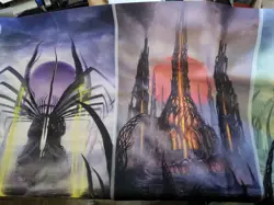 Magic the Gathering Phyrexia all will be one Ultra Pro 6 foot table mat - Image 2