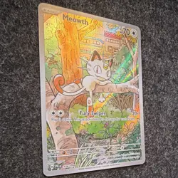 Pokemon 2025 Meowth 106/094 Me02: Phantasmal Flames IR Holo ENG NM - Image 3