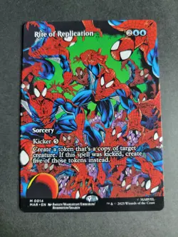 Rite of Replication (Borderless) Mythic MTG Spider-Man Eternal - Image 1