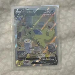 Tyranitar V Alternate Full Art Single Strike Holo Ultra Rare 155/163 2021 - Image 3