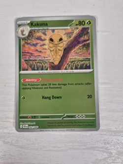 002/086 Kakuna Reverse Holo Card - Chaos Rising - Pokemon TCG Mega Evolutions - Image 1