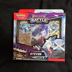 Pokemon Rival Battle Deck Steven's Beldum Illustration Metagross Ex - Image 1