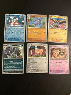 Pokemon Journey Together 6 Card Reverse Holo Lot NM - Image 1