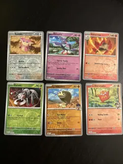 Pokemon Journey Together 6 Card Reverse Holo Lot NM - Image 1