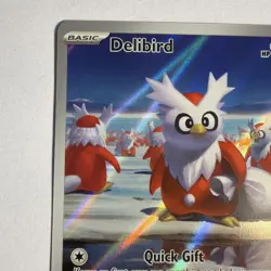Delibird 152/132 Illustration Rare, Mega Evolution, Full Art Holo, Pokemon TCG - Image 2