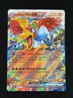Ethan's Ho-Oh ex 026/217 Double Rare Ascended Heroes Pokemon NM - Image 1