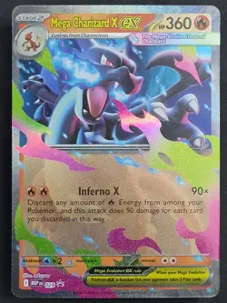 Mega Charizard X ex 029 Double Rare Black Star Promo Pokemon TCG - Image 1