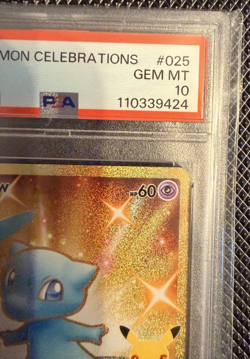 Mew 025/025 PSA 10 2021 Pokemon SWSH Celebrations 25th Anniversary - Image 3