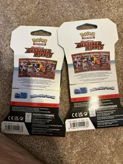 Pokemon TCG Destined Rivals Sleeved Booster Pack Lot of 5 New Factory Sealed - Image 2