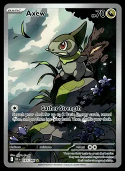 2025 SV: Black Bolt Axew - 145/086 Illustration Rare #145/086 - Image 1