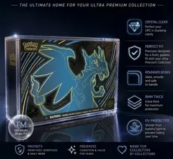 4 X Pokemon Elite Trainer Box & 1 X Mega Charizard UPC Arcylic Caae - Image 2