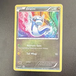 Pokemon TCG Dratini 2/20 Dragon Vault Holo Rare Holo Basic Eng 2012 HP40 - Image 1