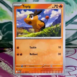 Tepig - 011/086 - Common - CRIMP ERROR - White Flare - English - Pokemon - Image 1