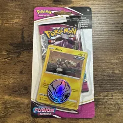 Pokemon Fusion Strike Blister Pack - HD Mew Tail Swirl 🌀- Sealed Blitzle Promo - Image 1
