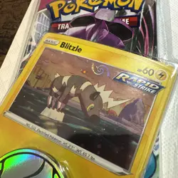 Pokemon Fusion Strike Blister Pack - HD Mew Tail Swirl 🌀- Sealed Blitzle Promo - Image 2