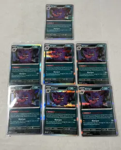 Gengar Perfect Order Holo 050/088 Pokemon TCG Lot Of 7 - Image 1