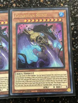 Yugioh 3x Guardian Slime LED7 1st Ed Ultra Rare NM/VLP - Image 2
