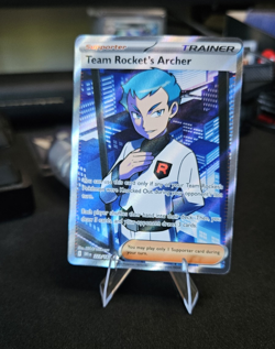 Pokemon TCG Team Rocket's Archer 223/182 Sv10 Ultra Rare Full Art Holo ENG - Image 1
