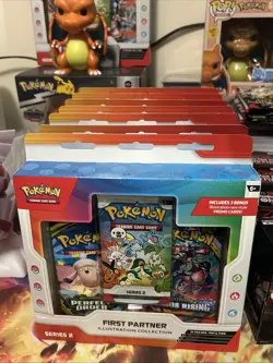 NEW Pokemon TCG First Partner Illustration Collection Series 2 3-Pack - Image 2