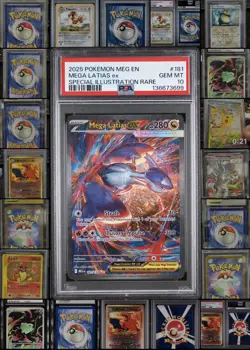 PSA 10 Mega Latias EX Special Illustration Rare 181/132 Mega Evolution Pokemon - Image 1