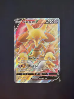 Alakazam V 172/185 Ultra Rare Vivid Voltage Pokemon Near Mint - Image 1