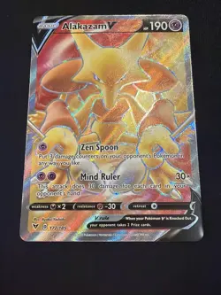 Alakazam V 172/185 Ultra Rare Vivid Voltage Pokemon Near Mint - Image 2