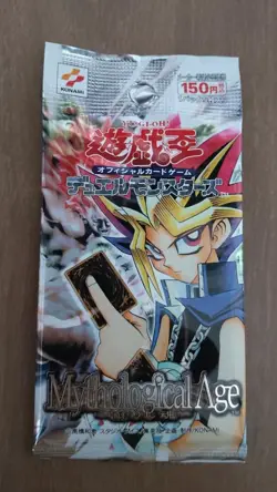 Yugioh Duel Monsters Mythological Age Pack SEALED Booster JAPANESE 2001 - Image 1