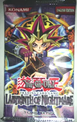 NEW SEALED Yu-Gi-Oh! Labyrinth of Nightmare Booster Pack (English) - Image 1