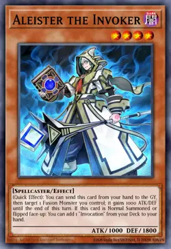 Yugioh RA04-EN278 - Aleister the Invoker - Platinum Secret Rare - Image 1