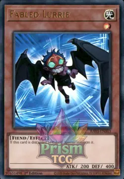 1st ed Fabled Lurrie ultra rare RA03-EN003 Yugioh - Image 1